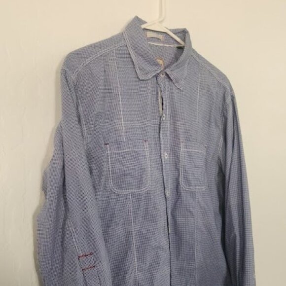 Vintage Italia Men's Long Sleeve Button-down Shirt Size Large - Picture 2 of 6